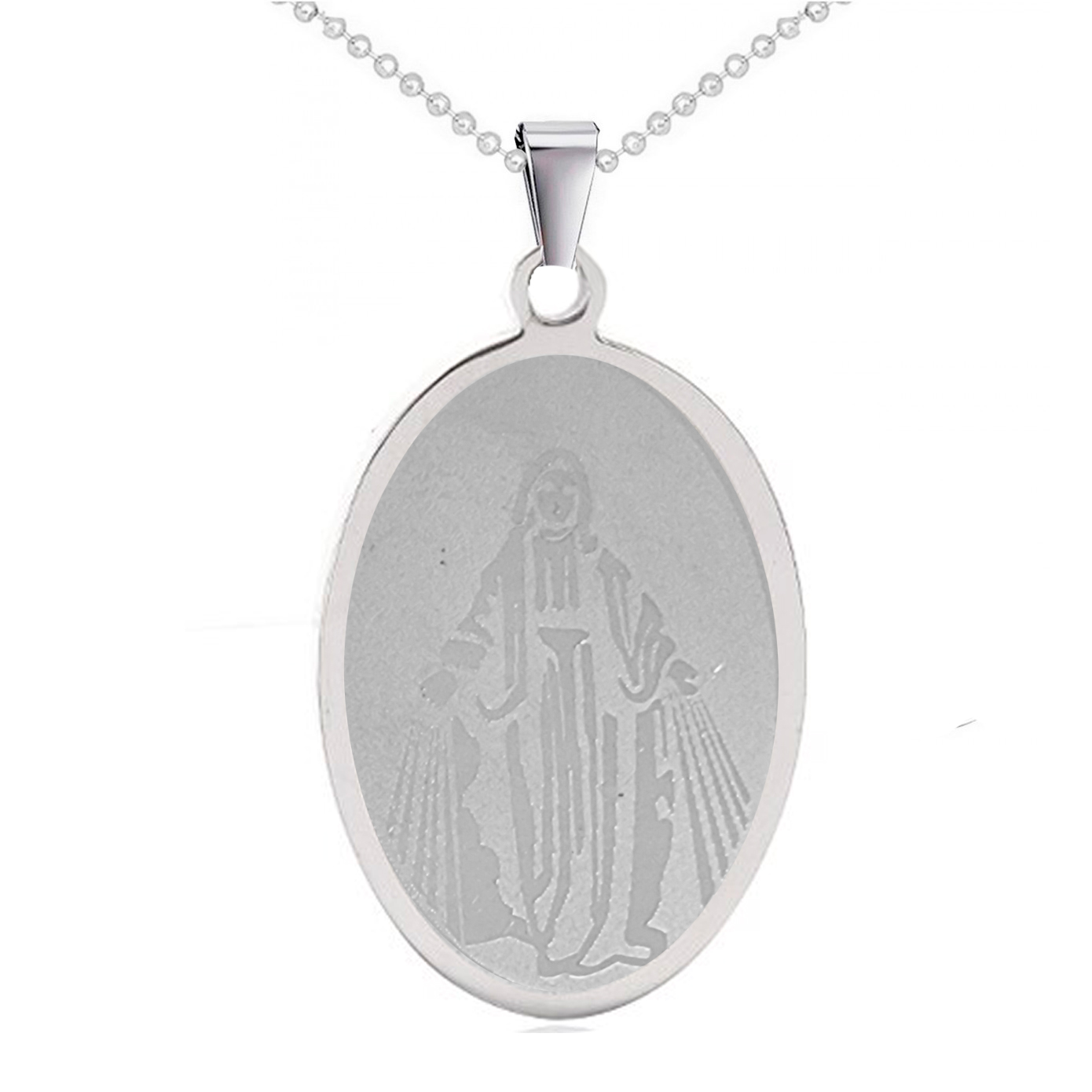 Collar Virgen Inmaculada Concepcion Medalla +estuche